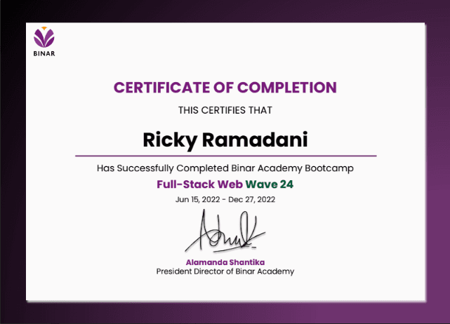 Completion